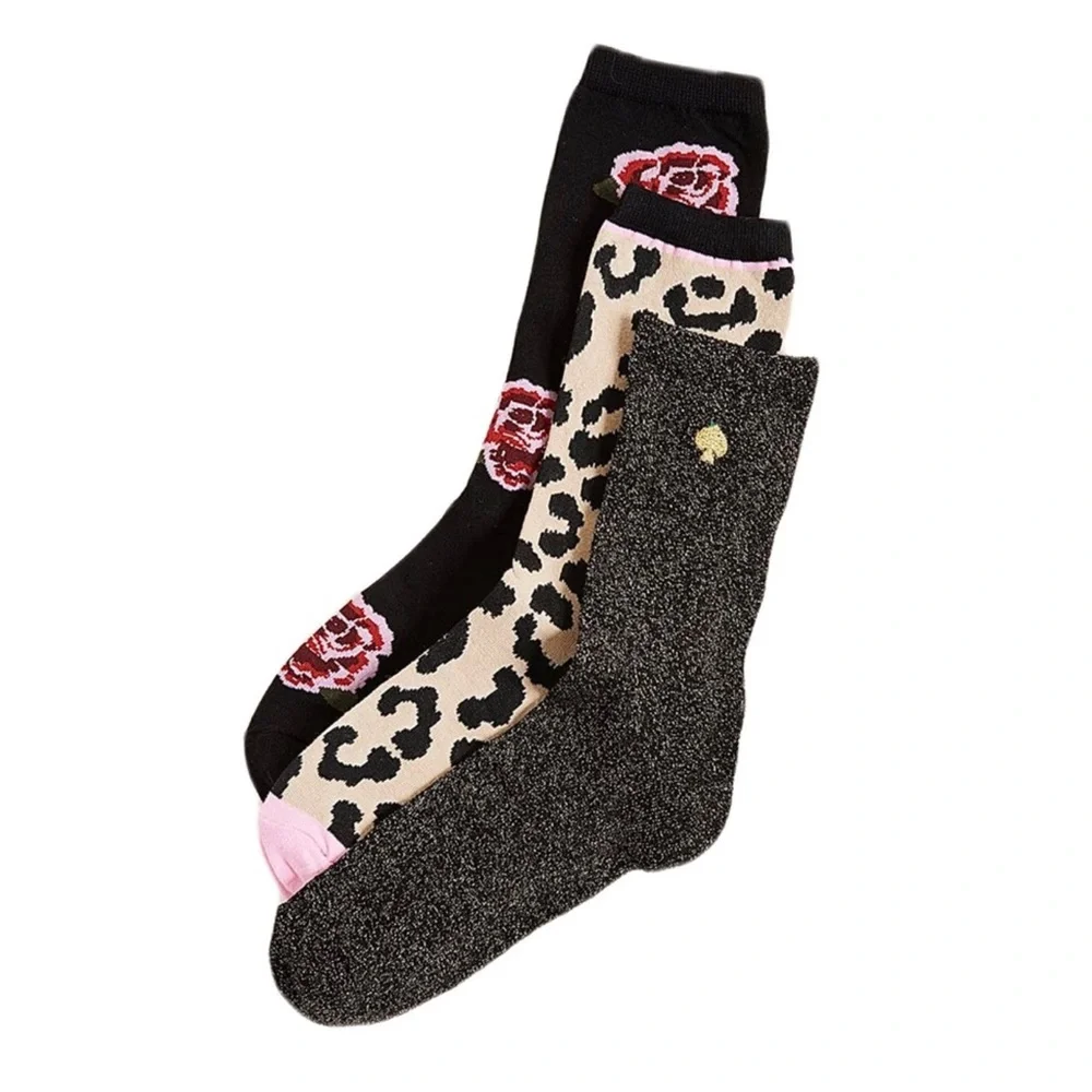 Kate Spade Crew Socks In Gift Box - Picture 2 of 7